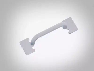 Handle - Metal Low-poly 3D model