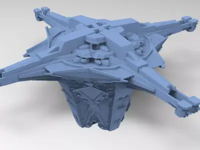 Colossal Mayan Tower 3  3D model
