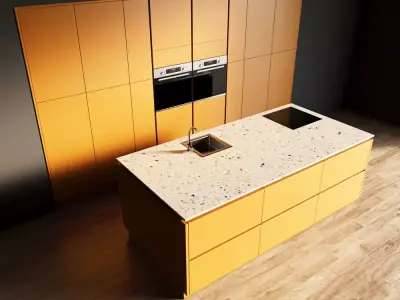 95-Kitchen11 matte 8 3D model