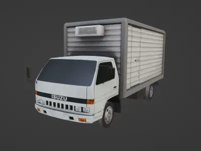 Isuzu ELF Low-poly 3D model