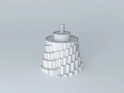 Cardpack 2 tower 3D model
