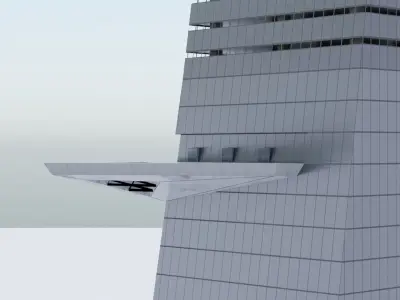 30 Hudson Yards Building Low-poly 3D model