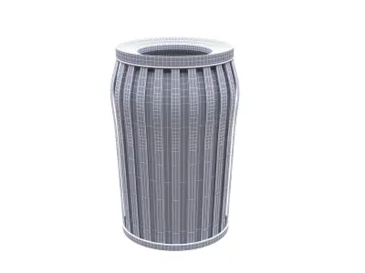 NYC Trash Bin V01 3D model