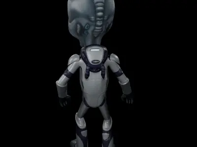 Crypto 137 Destroy All Humans Fanmodel Low-poly 3D model
