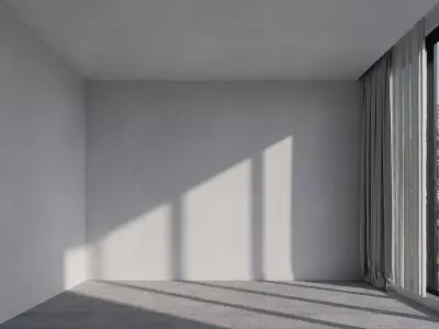 Daylight Interior Base Scene Corona Renderer 3D model