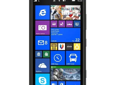 Nokia lumia 1520 black 3D model