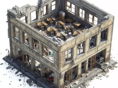 Ruined Urban And Sacred Architecture 3D Model Collection 3D Model Pack