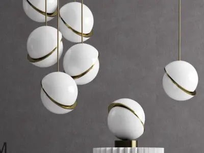 Lee Broom CRESCENT pendant lighting 3D model