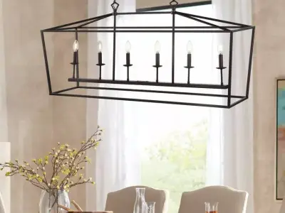 Maggiemae Light Kitchen Island Linear Pendant 3D model