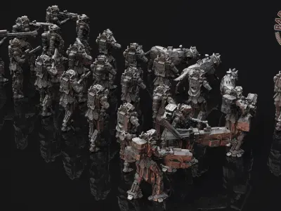 Infantry- Koloss Platoon 3D print model