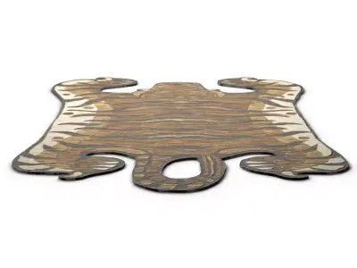 Justina Blakeney Loloi Feroz FER Gold Area RUG Low-poly 3D model