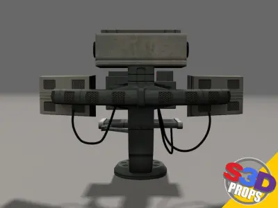 Scifi control panel2 3D model