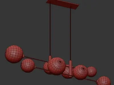 OTTO BOLLA CHANDELIER 3D model