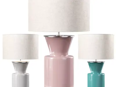 Table lamp by Aromas del Campo Ponn  Low-poly 3D model