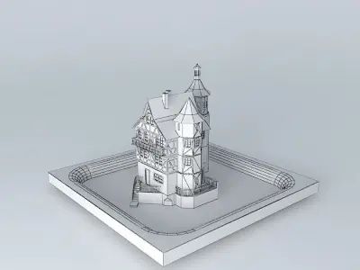 Tower House Free 3D model