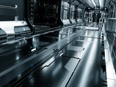 25 Sci-Fi 3D models - Interior Asset Pack Low-poly 3D model