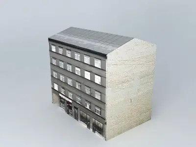 Riga Brivibas street Free 3D model