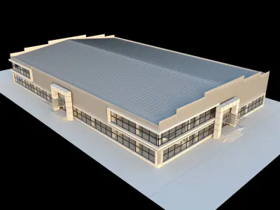 Retail store 3D model