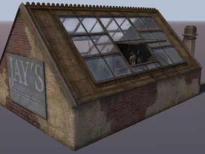 Atelier in the attic 3D model