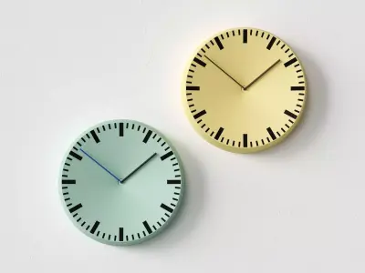 Analog Wall Clock 3D model