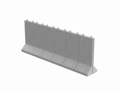 Concrete Wall Panel 3D model