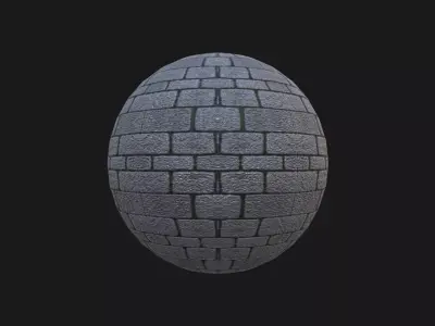 Stone wall pbr Texture