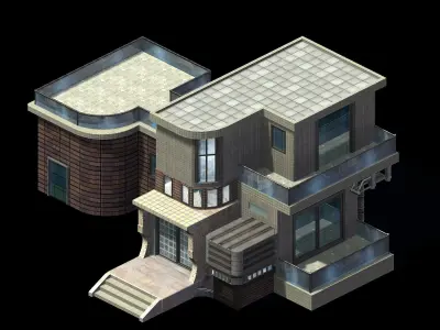 Crystal Palace - Academy of Sciences 03 3D model