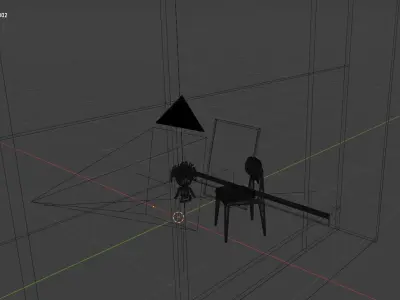 Painting by the Wall 3D model