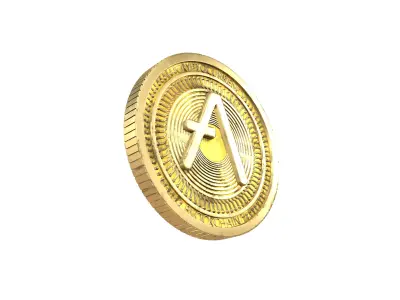 Aave Coin v4 002 3D model