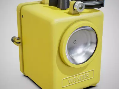 Lamp - Wonder Agral 1950s New Low-poly 3D model