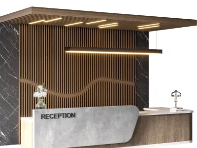 RECEPTION DESK NO3 A 3D model