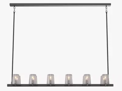 Pauillac Linear Chandelier 60 3D model