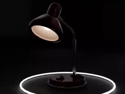 The lamp in 3D Low-poly 3D model