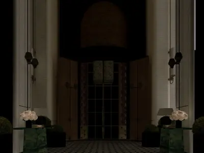 Saturn Hotel Corridor Free 3D model