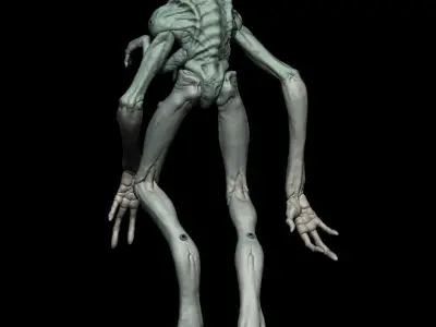 Alien Soldier Print 3D STL 3D print model