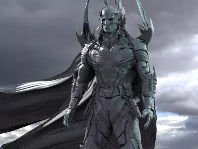 Batman Vlad Vampire Evil Helmet version  3D model