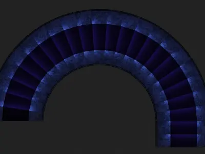 Modern Architectural Spiral Staircase 3D model
