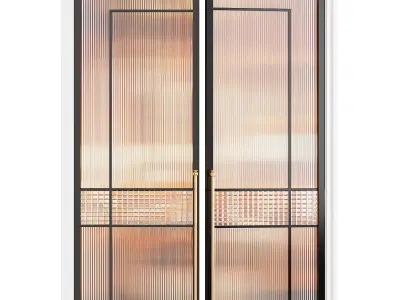 Art deco door 3D model purchase