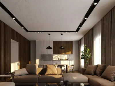 interior living room  3D model