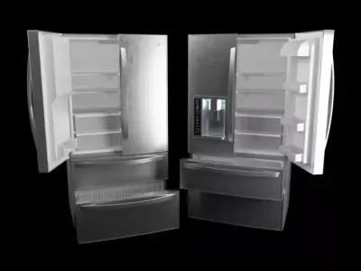 Refrigerator  Bottom Drawer Freezer 3D model