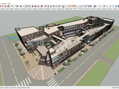 Sketchup Shopping Center G5 3D model