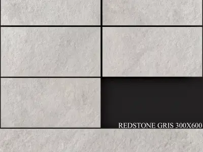 Keros Redstone Gris 300x600 3D model