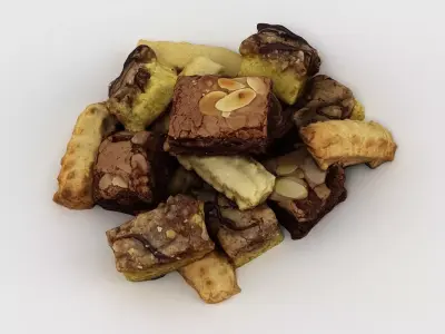 Cookies and Brownies 3D model