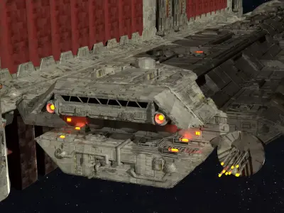 BFF-1 Bulk Freighter 1-72 scale 3D print model