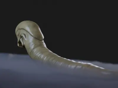 Chestburster Low-poly 3D model