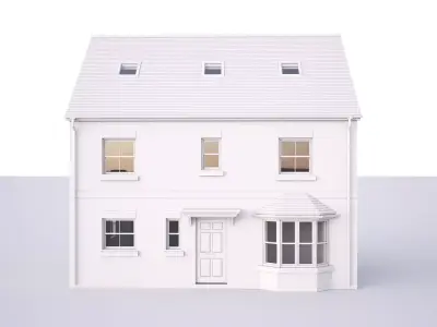 British House Theale F 3D model