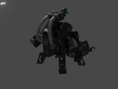JHK Futuristic Robot 101 3D model