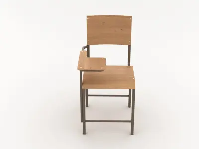 Classroom Chair 3D model
