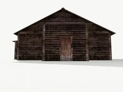 Old House 09 Low-poly 3D model