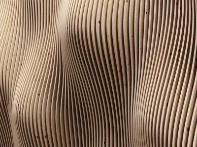 Parametric decor panel 3D model